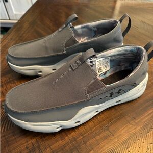 Under Armour fishing slip on dock shoes size 10 never worn